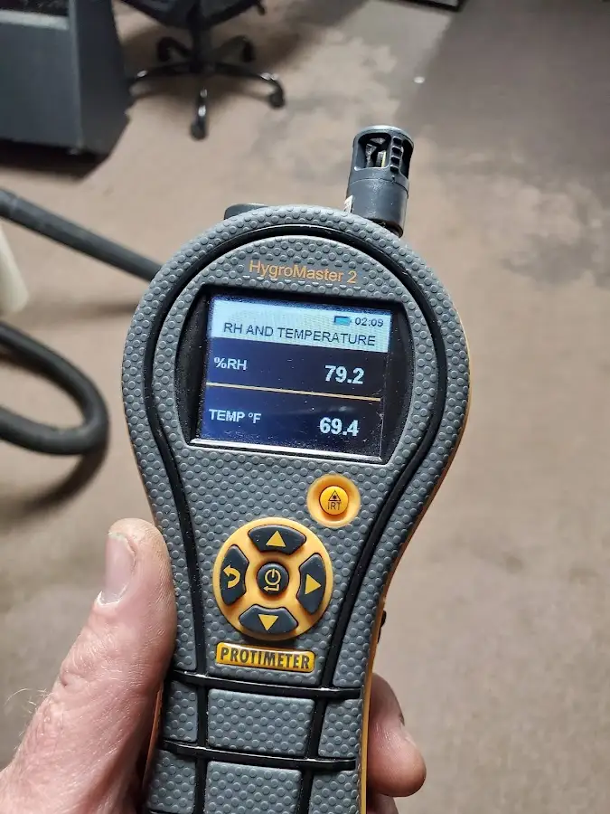 Moisture meter humidity assessment for Fire & Smoke Damage Restoration in Bladensburg