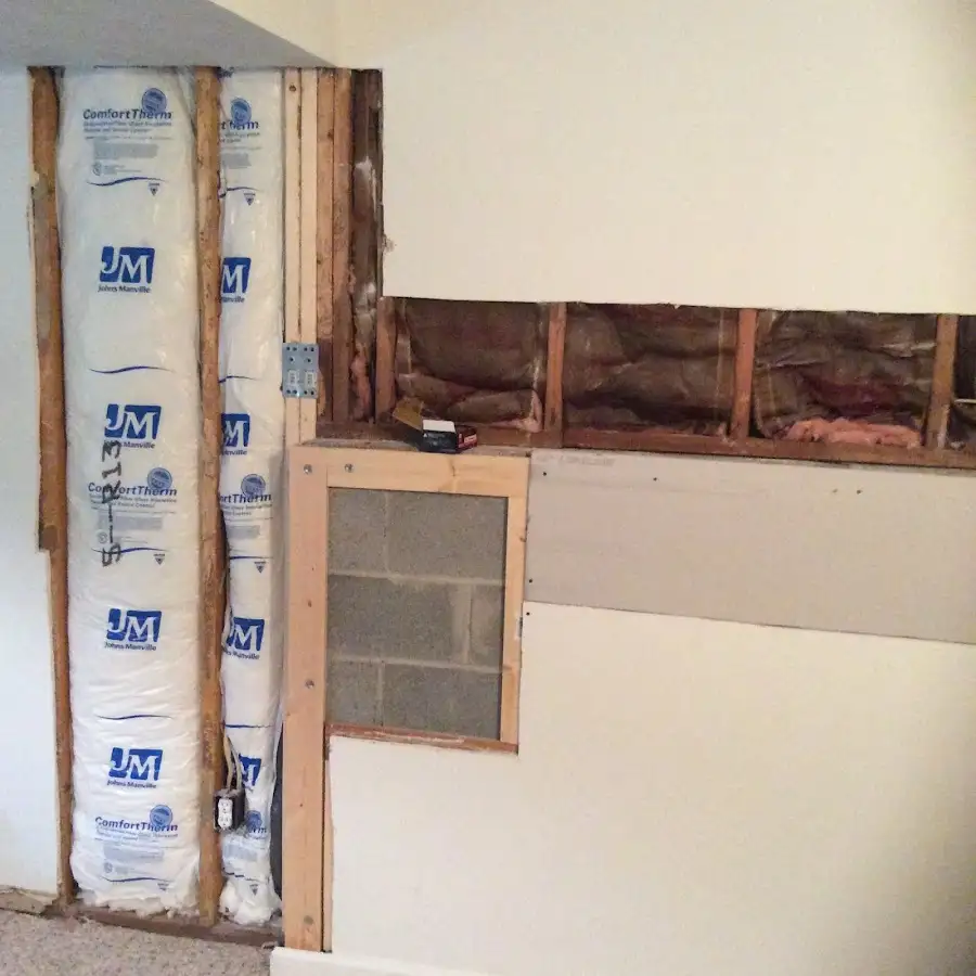 Wall insulation replacement during Structural Drying in Bladensburg